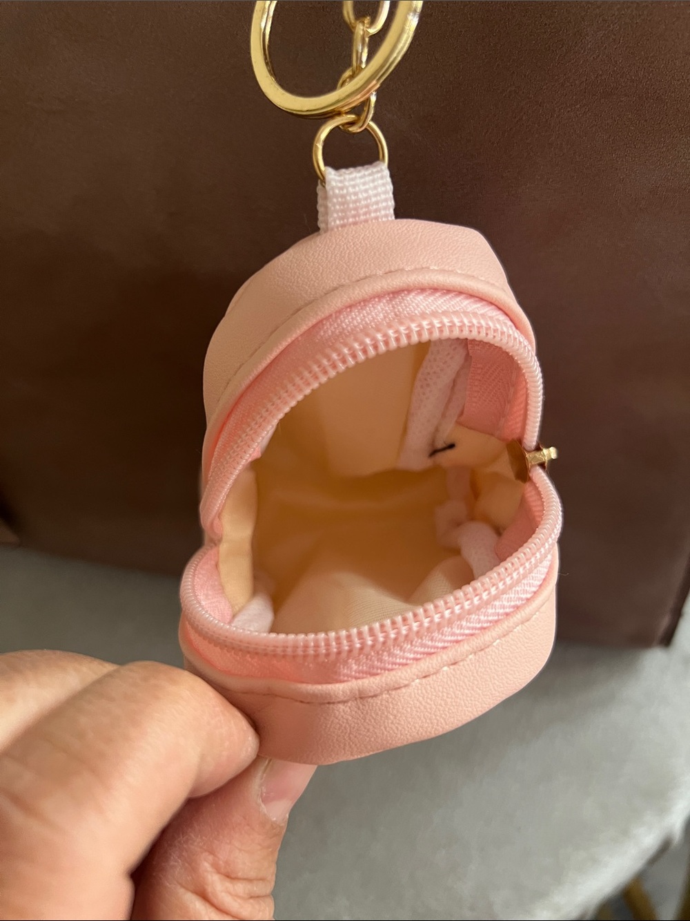 Mini Backpack Keychain Bag Charm - Picture 2 of 5